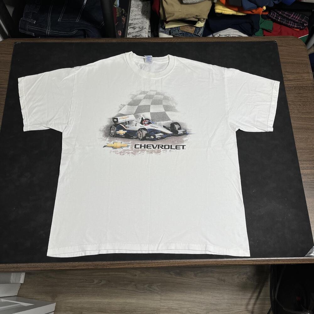 Chevrolet IndyCar Racing Shirt Mens XL Gildan Heavy Formula 1 Vintage Marlboro